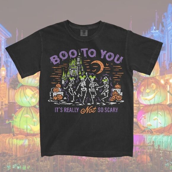 Disney Tops - Disney World Boo To You Shirt MNSSHP Halloween Magic Kindgom Size 2XL New